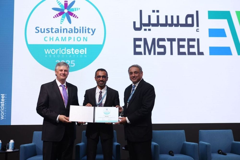 EMSTEEL Named 2025 Steel Sustainability Champion for Second Consecutive Year