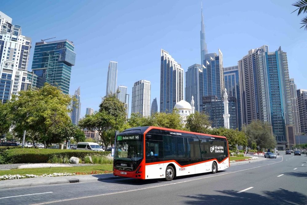RTA Launches High-Tech Electric Bus Trial on Key Dubai Route