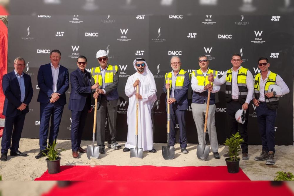 DMCC Breaks Ground on W Residences Dubai JLT with Signature Developers and Marriott International