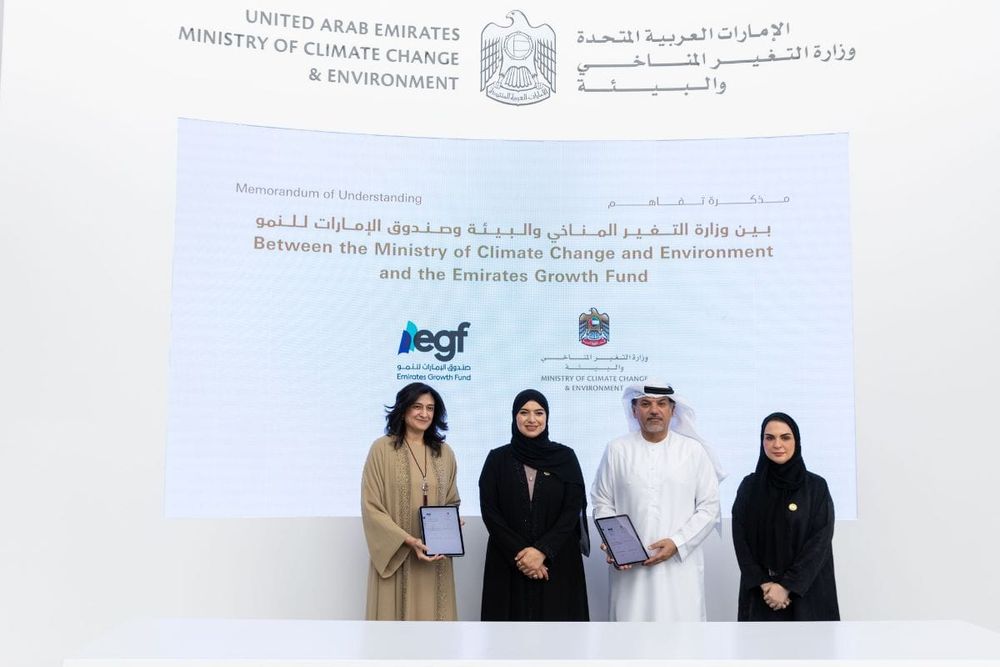 MoCCAE Partners with Emirates Growth Fund to Boost Food and Environmental Resilience