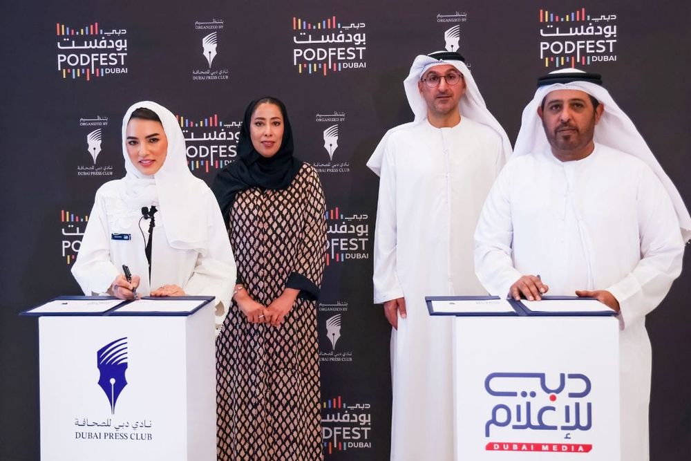 Dubai Press Club Signs Strategic Agreements to Boost Podcasting and Media Innovation