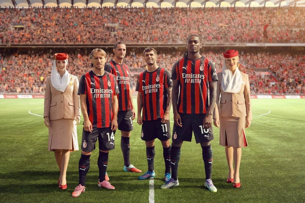 Emirates Extends Longstanding Partnership With AC Milan