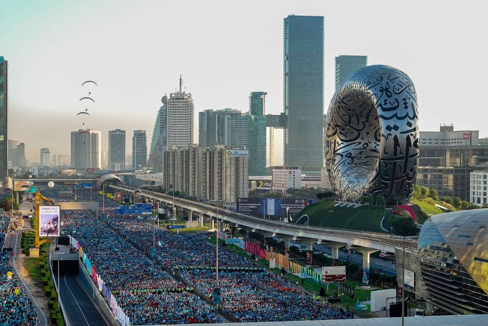 Dubai Run Breaks Records as 307,000 Participants Take Over City Streets