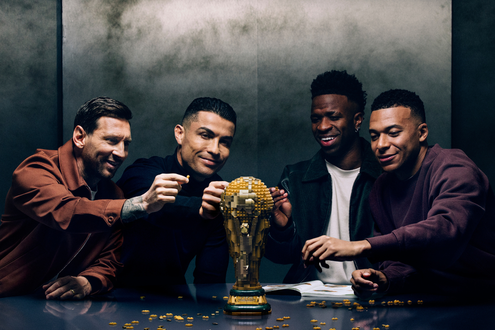 LEGO Group Unveils Global Collaboration with Ronaldo, Messi, Mbappé and Vini Jr.