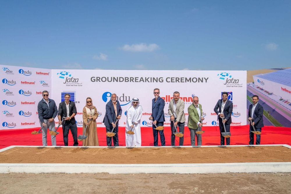 Hellmann Worldwide Logistics and INDU Group Break Ground on Major Automotive Hub in Jafza