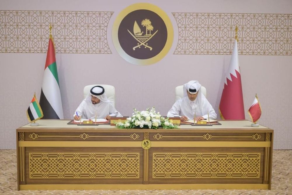 UAE and Qatar Sign Security Data Agreement Covering Six Joint Projects