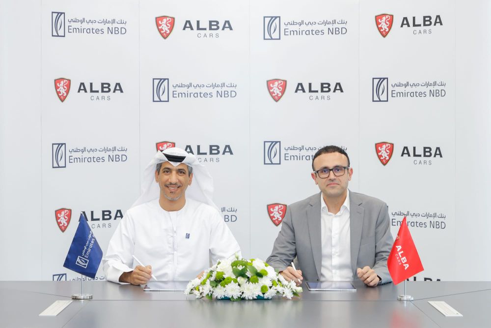 Emirates NBD Signs MoU with Alba Cars to Launch Digital Revolving Short-Term Loan Facility