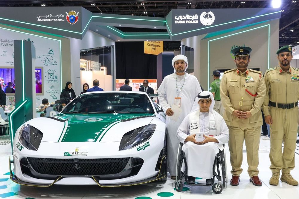Dubai Police Equips Ferrari Mansory Patrol With Smart Bag to Assist People of Determination