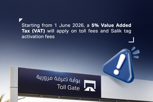 "Salik” to Apply VAT on Toll Tariffs Starting 1 June 2026
