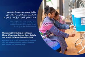 Dubai’s Global Water Award Offers $1 Million for Solutions to Water Scarcity