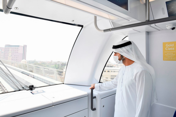 Hamdan bin Mohammed tours Dubai Metro Route 2020 Project