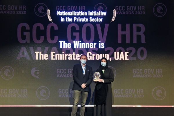 Emirates Group wins GCC GOV award for ‘Best Nationalisation Initiative in the Private Sector 2020’