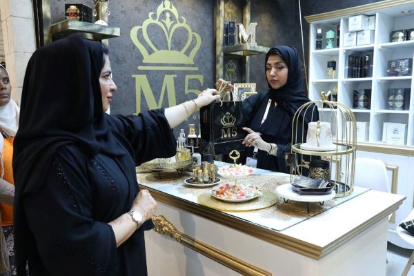 Emirati families market their products in 'Al Sanaa 12' pavilion at Global Village