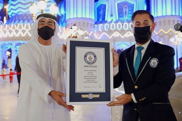 Global Village Scoops Second Guinness World Records™ Title for the Most LED Lights on a Car