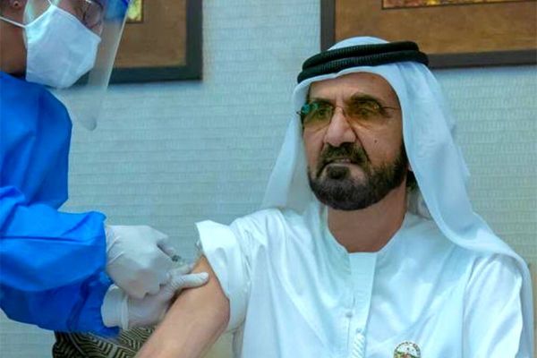 Mohammed bin Rashid receives COVID-19 vaccine