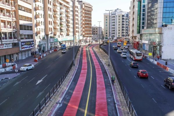 RTA to open dedicated bus & taxi lane on Khalid bin Al Waleed St on Jan 21st