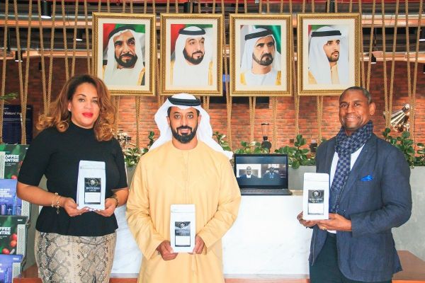 Global Humanitarian & American NBA Hall of Famer Dikeme Mutombo joins the DMCC Coffee Centre