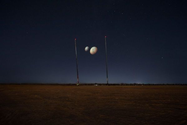Phobos and Deimos of Mars appeared in UAE skies