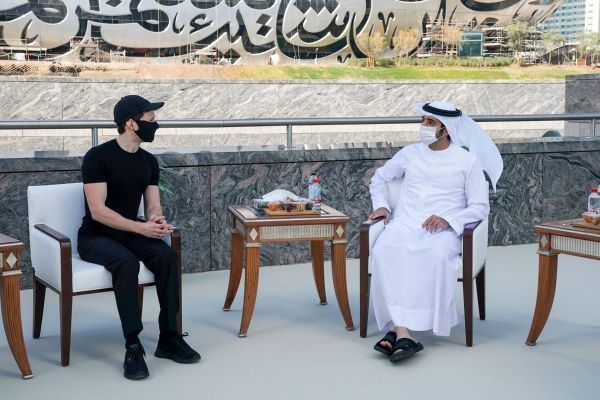 Sheikh Hamdan meets founder of Dubai-based Telegram