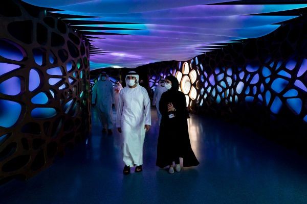 Dubai Crown Prince visits Expo 2020 site