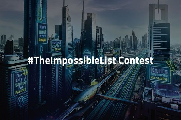 Create 'The Impossible List' & win up to AED50,000!