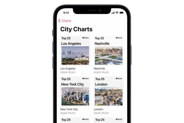 Apple Music unveils City Charts