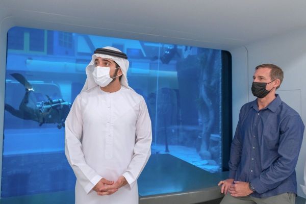 Hamdan bin Mohammed opens Deep Dive Dubai, home of the world’s deepest swimming pool for diving