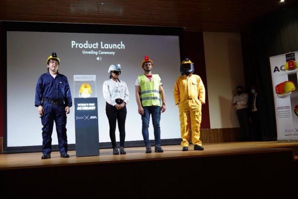 Dubai-based company launches disruptive AC Safety Helmet at the India Pavilion