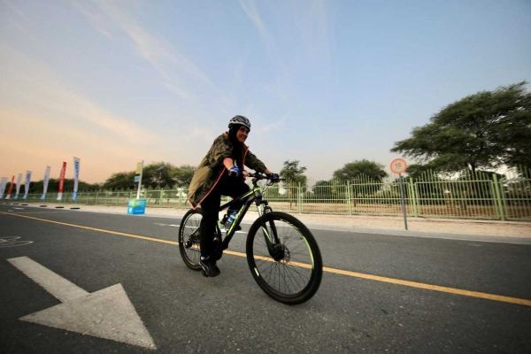 Dubai’s state-of-the-art cycling tracks promote a physically active lifestyle