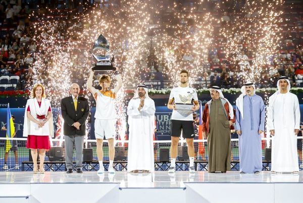 Andrey Rublev wins his second title at Dubai Duty Free Tennis Championships