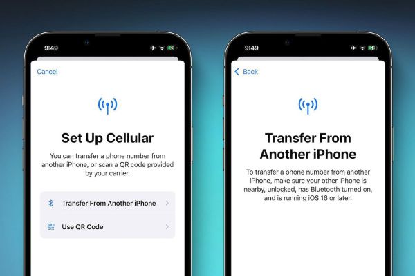 iOS 16 to allow eSIM transfer between iPhones via bluetooth