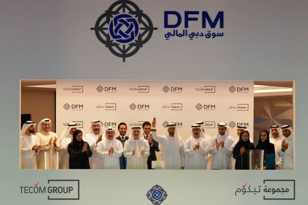 Tecom Group listed on DFM  under the ticker symbol 'TECOM'