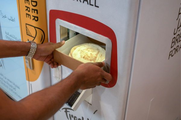 New vending machines in Dubai to provide free bread to underprivileged families