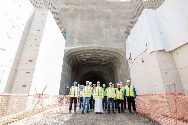 52.61% of work at Hatta hydroelectric power plant complete,100% completion of the main dam wall