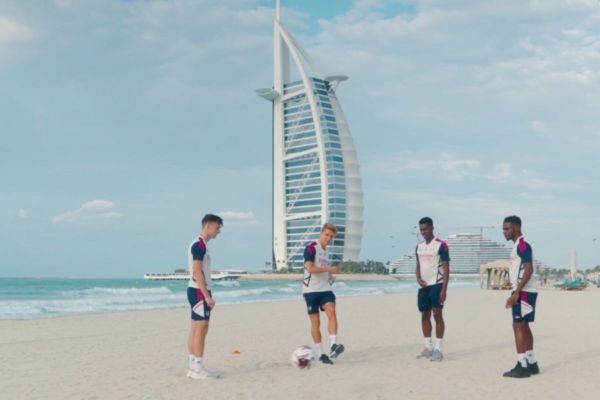 Emirates kicks off 'street' football challenge with AC Milan, Arsenal and Olympique Lyonnaise players