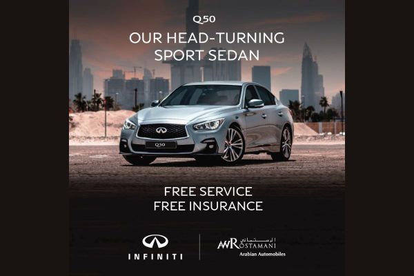 Arabian Automobiles launches exciting offers for Infiniti Q50