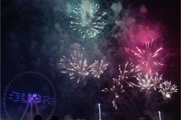 Enjoy Christmas Vibes at The Beach JBR, spectacular drone shows, fireworks, Santa 'Meet and Greet'