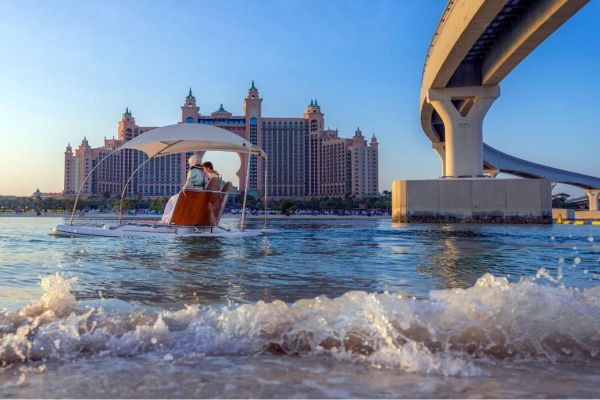 Sail around Palm Jumeirah in an electric catamaran for just Dh100