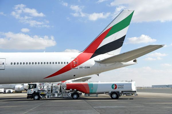 Emirates completes engine ground testing with 100% Sustainable Aviation Fuel