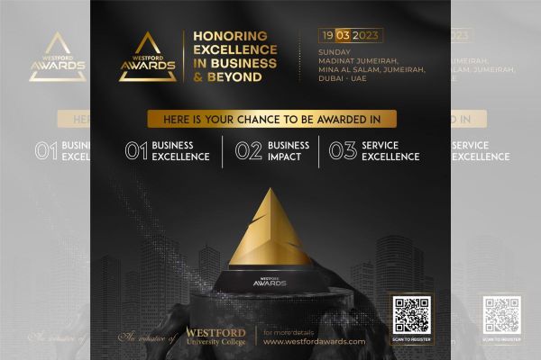 Westford to host ‘Westford Awards 2023’ - an awards ceremony to honour business excellence and beyond