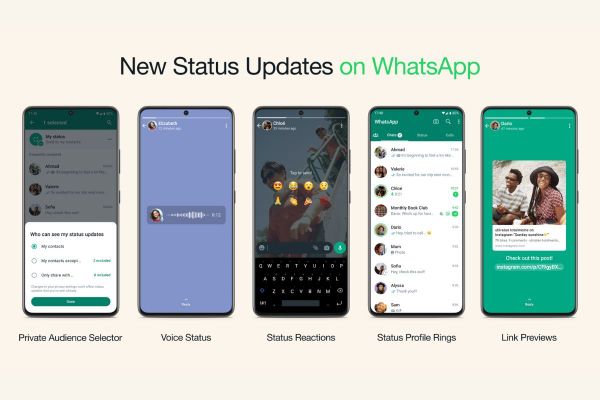 Users will now be able to add voice notes as status updates on WhatsApp