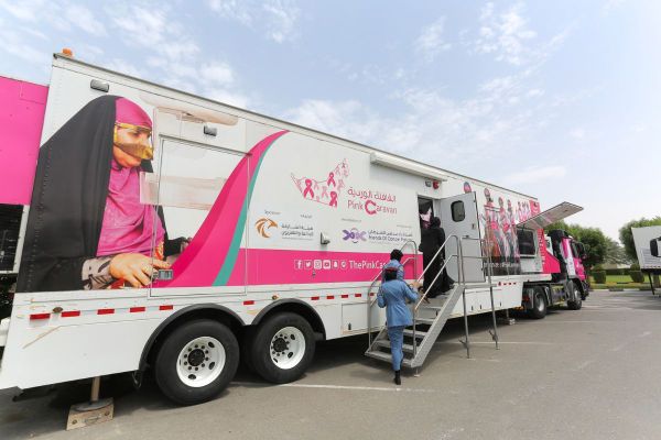 Pink Caravan Ride schedules FREE breast cancer medical screenings at 5 Dubai locations