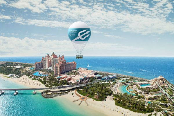 Fly over the Palm Jumeirah in this new helium-inflated balloon