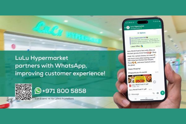 Customers can now chat with Lulu Hypermarket on WhatsApp