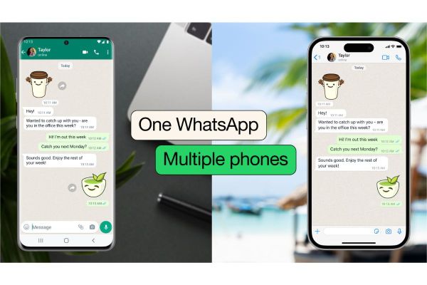 You can now use the same WhatsApp account on 4 phones