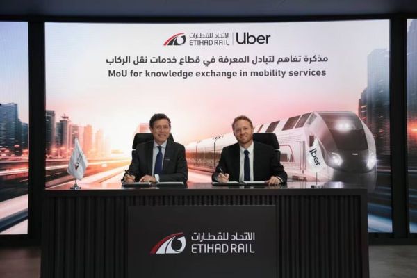 Etihad Rail, Uber sign deal for ‘pick-up and drop-off areas’