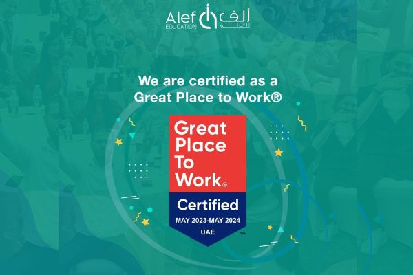 Alef Education receives 'Great Place to Work' certification