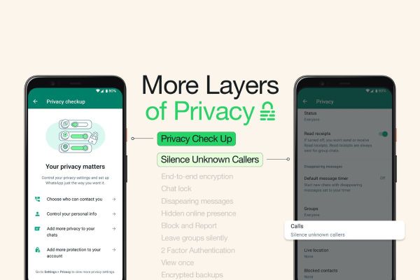 WhatsApp introduces new privacy features: Silence Unknown Callers and Privacy Checkup