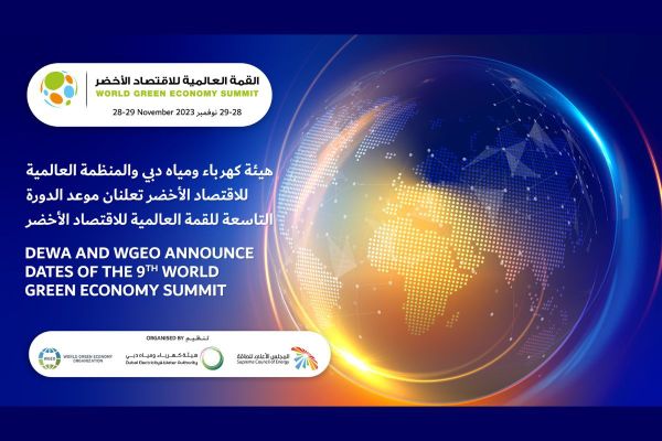 9th World Green Economy Summit to precede COP28 in Dubai