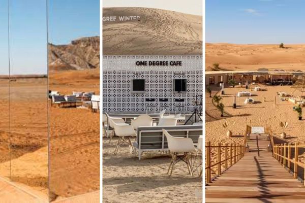 Finding Winter's Heart in UAE's Desert Pop-Up Cafés